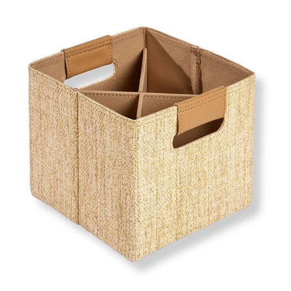 Raffia Desktop Foldable Storage Box