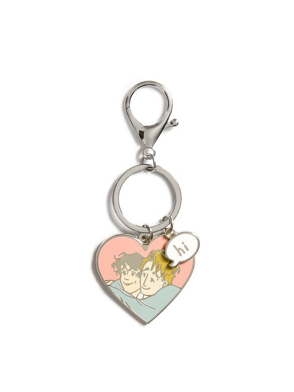 Heartstopper: Charlie and Nick keychain