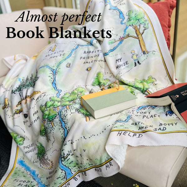 Almost Perfect Sherpa Fleece Book Blanket