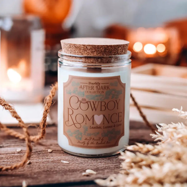 Cowboy Romance Candle