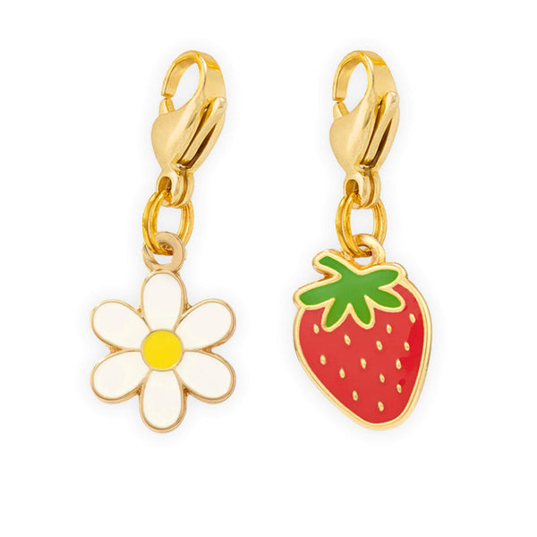 Strawberry Patch Collar Charm Set