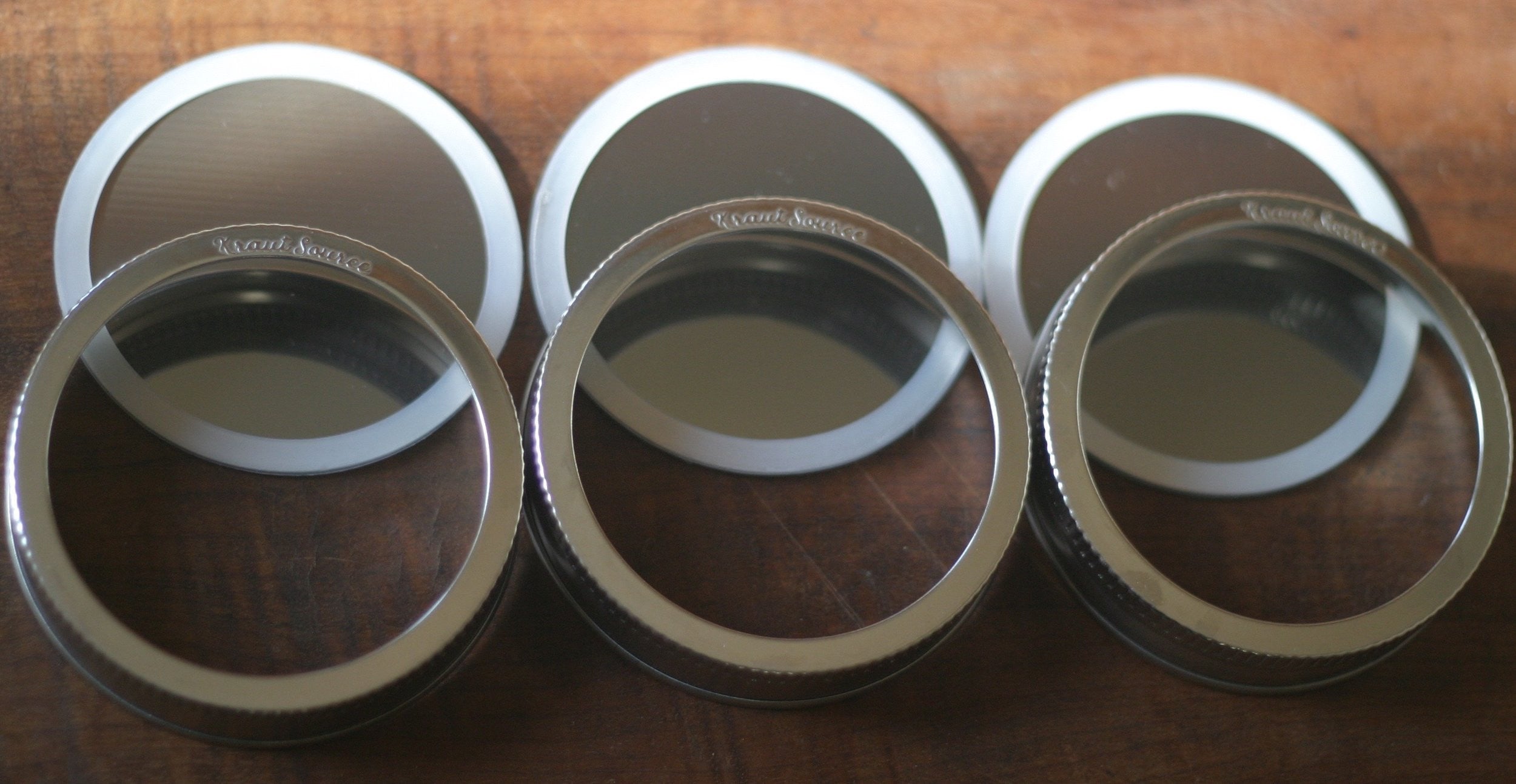 Kraut Source Stainless Steel Lid + Ring (3-Pack)