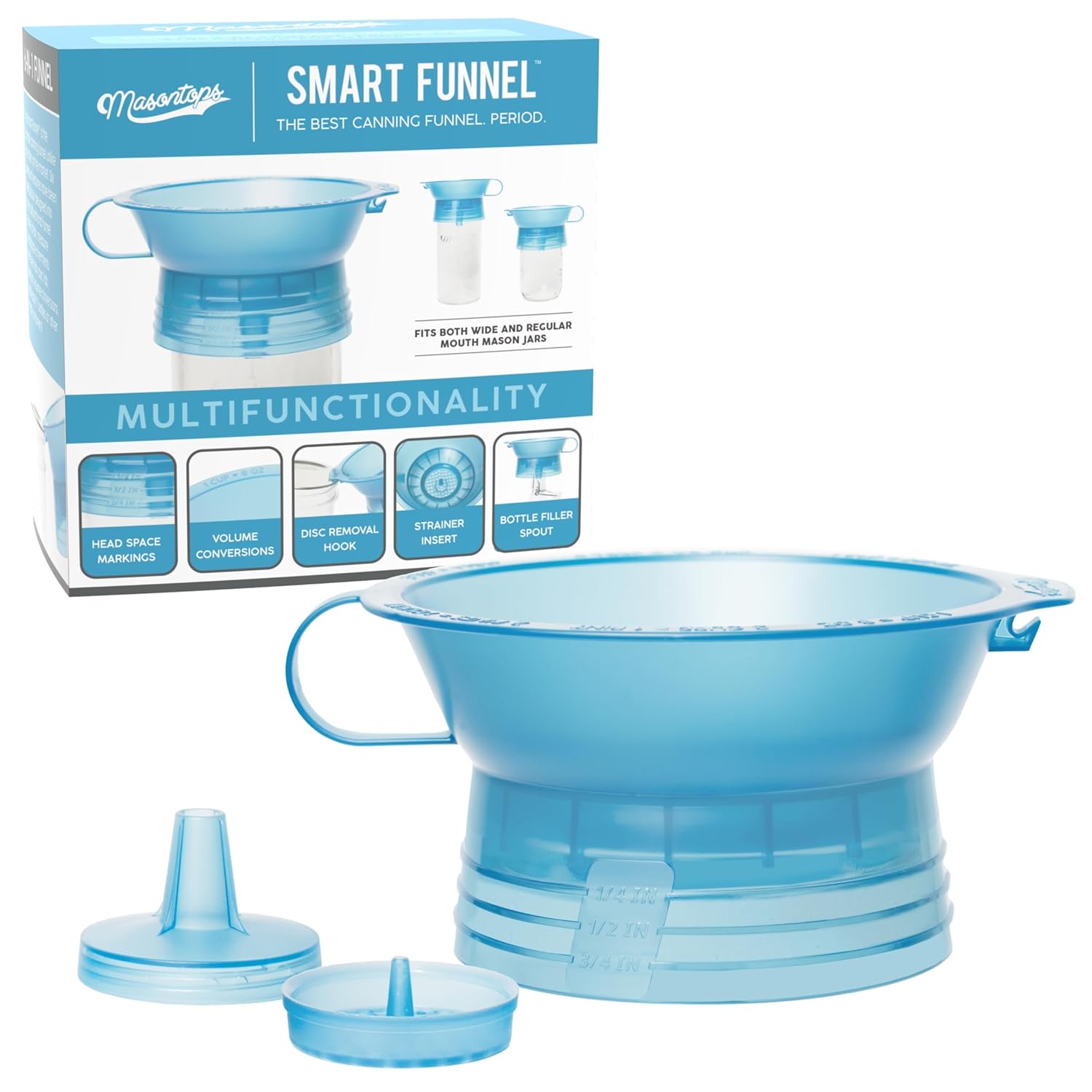 Smart Funnel - Canning Funnel with Strainer