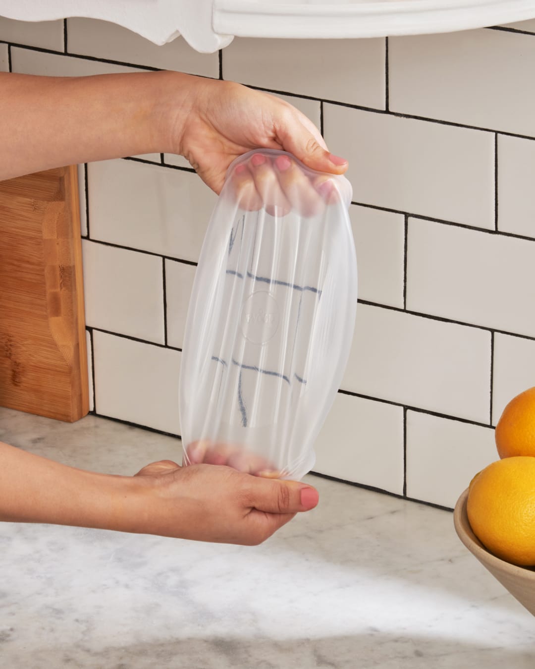 3-Piece Reusable Stretch Lids - Round Set