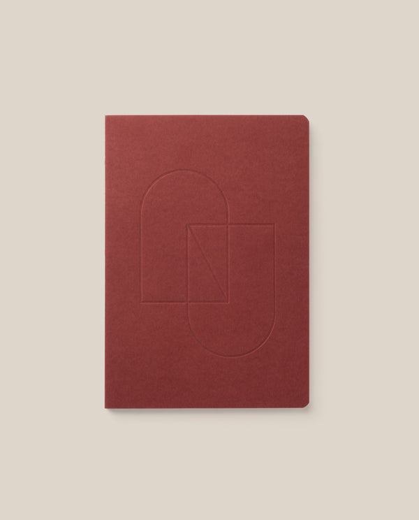 Layflat Notebook (Maroon)