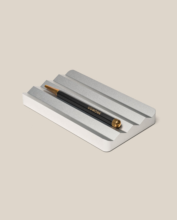 Analog Multi Pen Tray (Silver Aluminum)