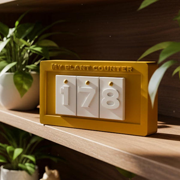 Plant Counter Sliding Display