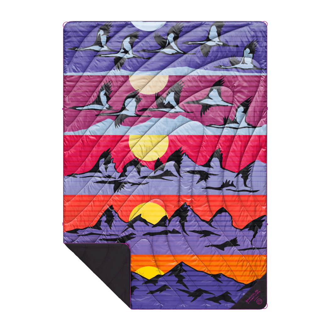 Original Puffy Blanket - Bryce Wong - Mountain Migration