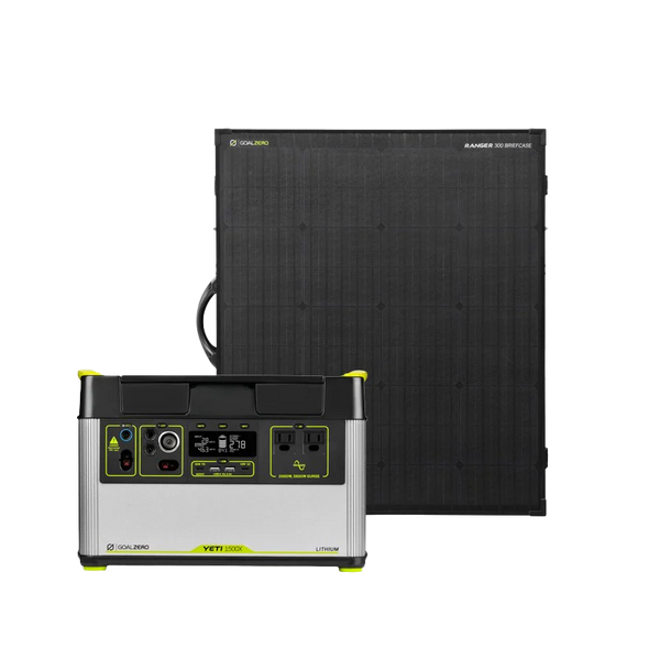 Goal Zero Yeti 1500X + Ranger 300 Solar Generator