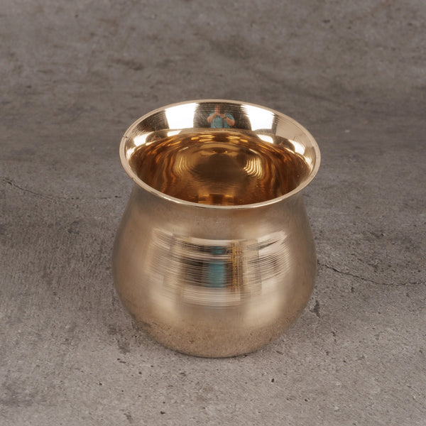 Sacred Bronze Kalash – Hand-Hammered Ritual Ritual Vessel