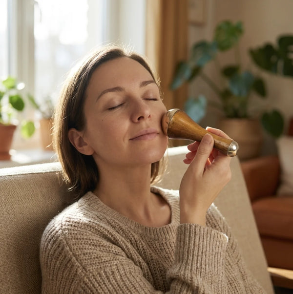 Bronze (Kansa) Face & Body Massage Wand – Professional Ayurvedic Detox Tool