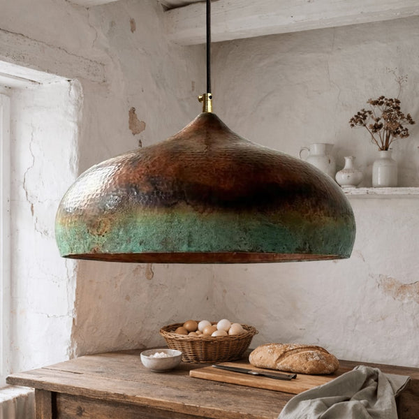 Rustic Copper Pendant Lights
