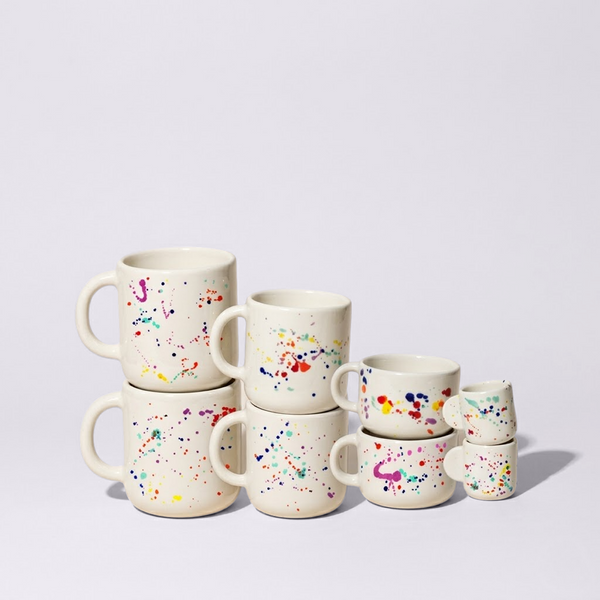 The Duo: 8 Piece Drinkware Set in Confetti