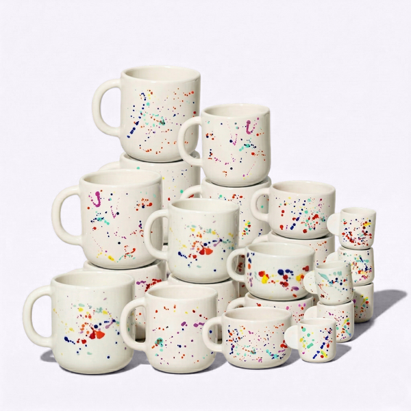 The Host: 24 Piece Drinkware Set in Confetti