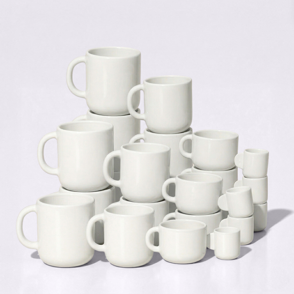 The Host: 24 Piece Drinkware Set in Milk