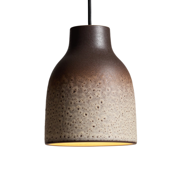 Bloom Pendant in Vanilla Bean and Matte Brown