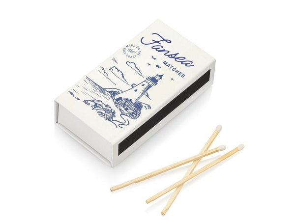 Fansea™ Matches | Cream Keepsake Matchbox