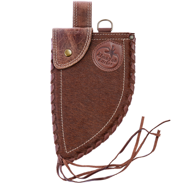 Premium Brown Hide Sheath for Serbian Chef Knife
