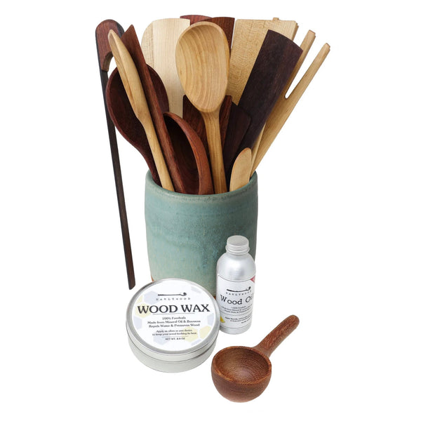 ultimate wooden utensil set