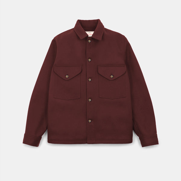 Skyline Overshirt - Dark Maroon