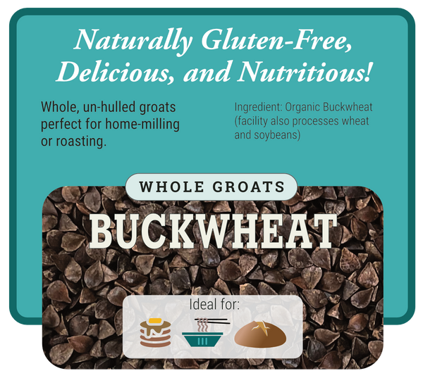 Organic Whole Buckwheat Groats (Un-hulled) for Wholesale Distributors