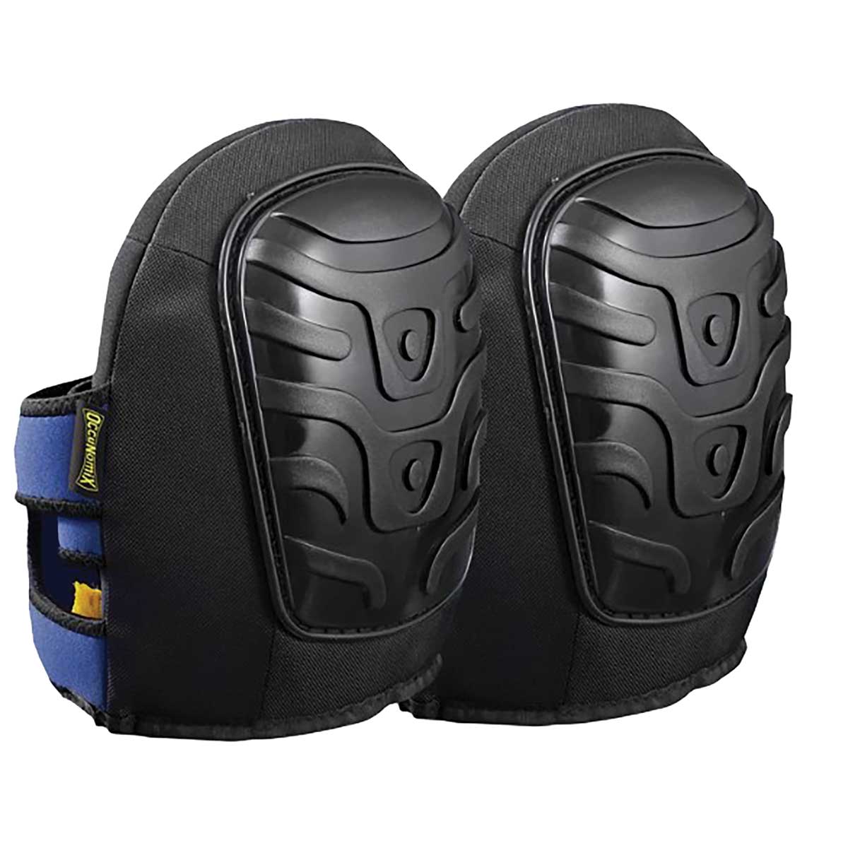 Premium Flat Cap Gel Knee Pads | Black Hard PE Cap