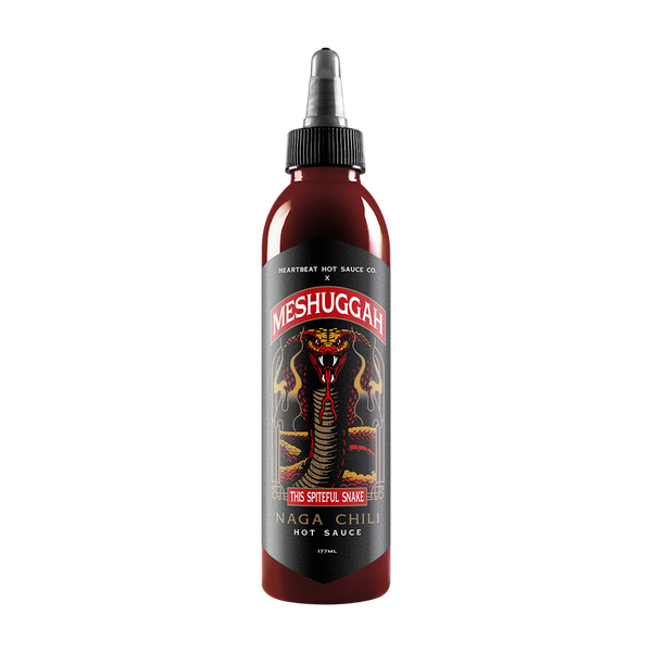 Meshuggah x Heartbeat Hot Sauce "This Spiteful Snake" Naga Chili