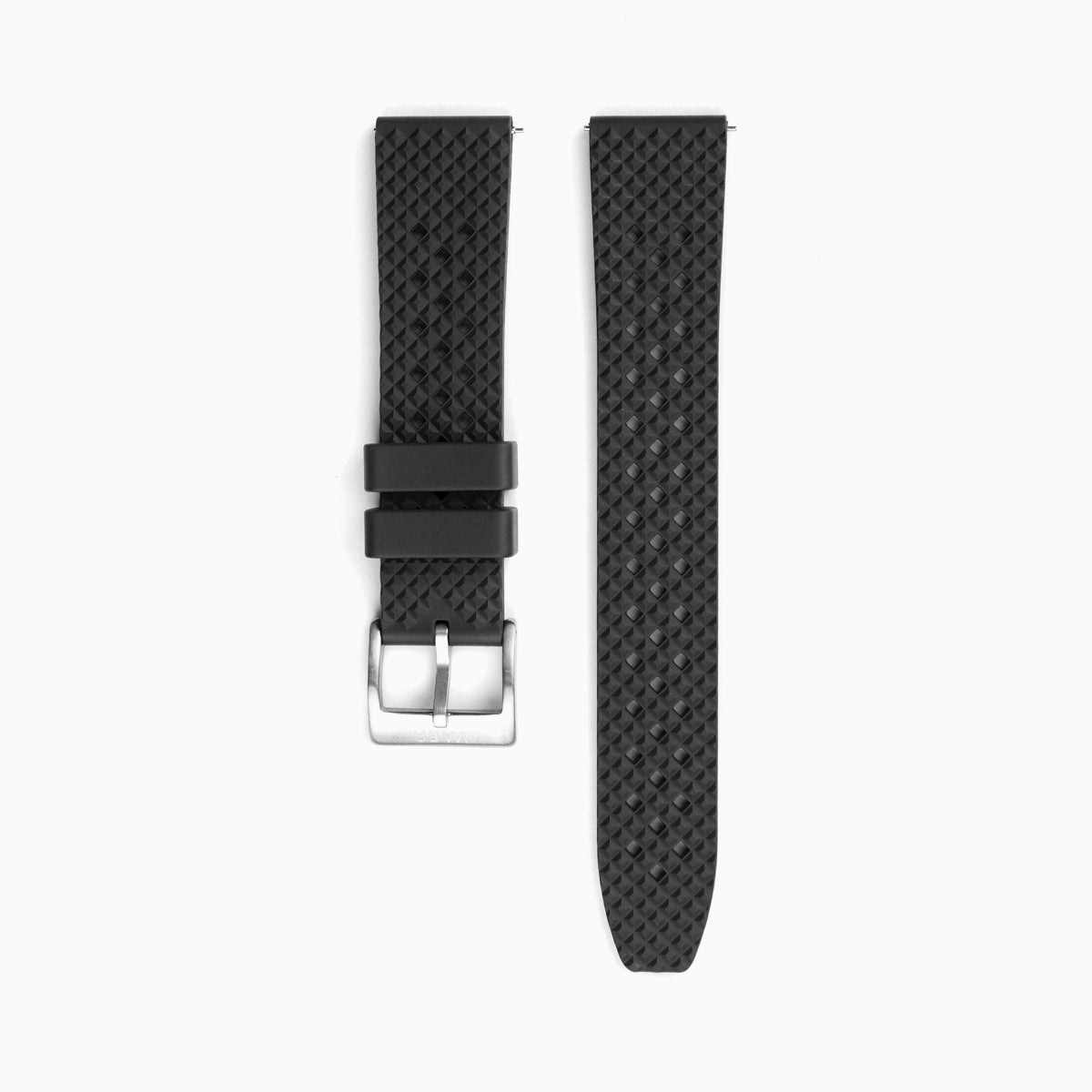 Black FKM Waffle Strap