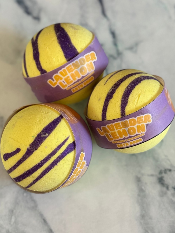 Lavender Lemon Bath Bomb
