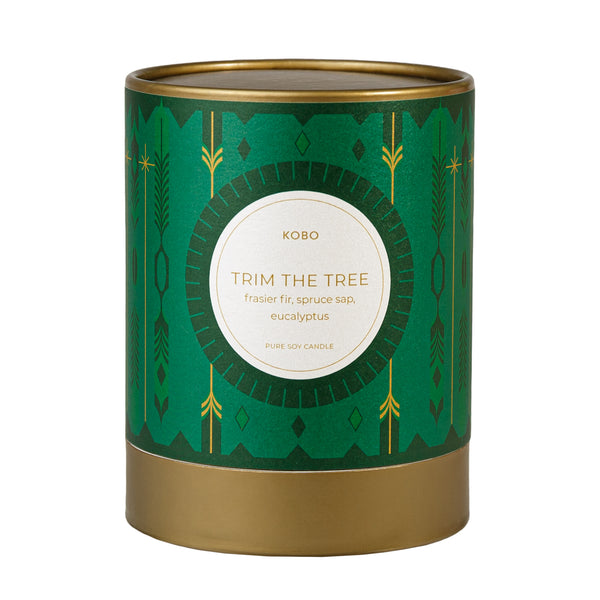 Trim the Tree Holiday Candle