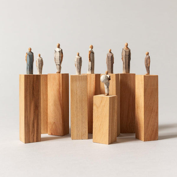 Olectronica Wooden Statuette - Natural