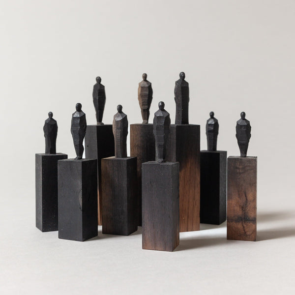 Olectronica Wooden Statuette - Stained