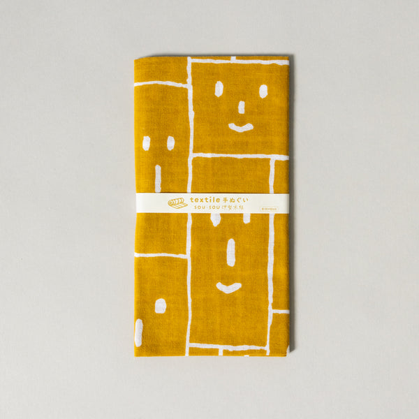 SOU•SOU Tenugui - Smiling Faces