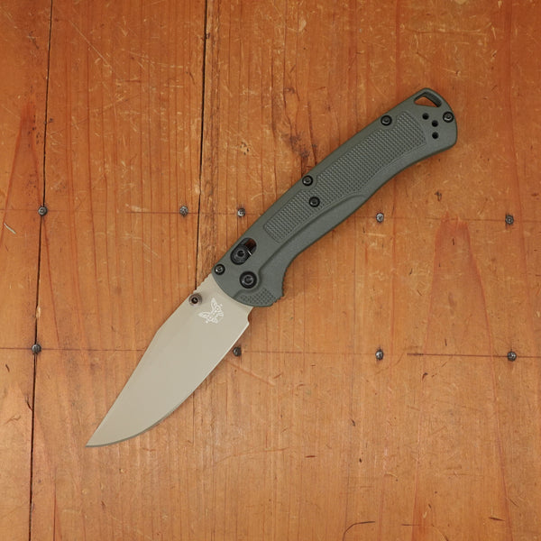 Benchmade 15536TN-02 Taggedout Clip Point ELMAX™ AXIS Lock Deep Olive Grivory Handle