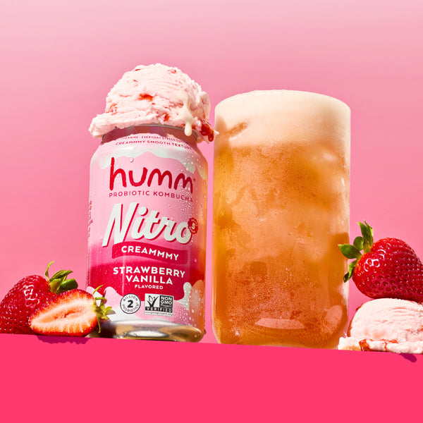 Nitro Strawberry Vanilla Kombucha
