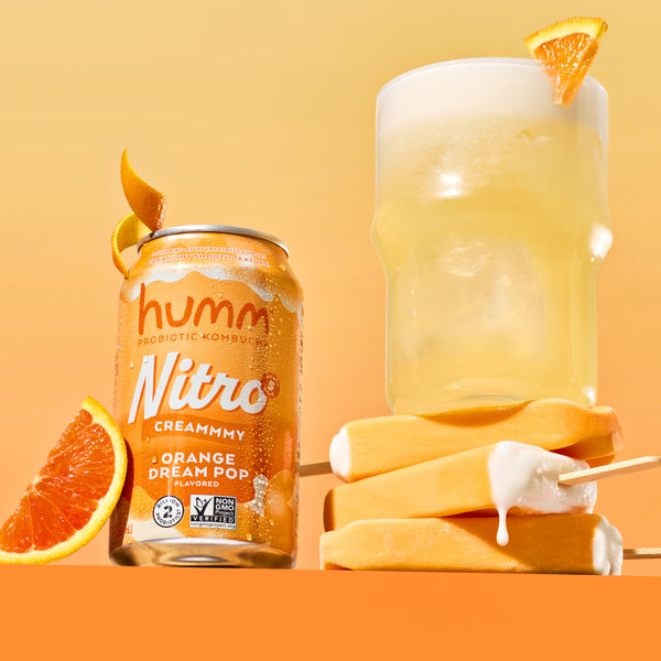 Nitro Orange Dream Pop Kombucha