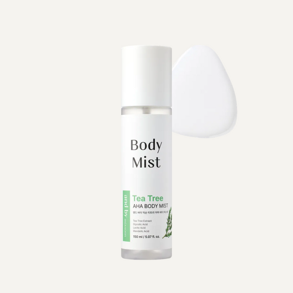 and by mixsoon Tea Tree AHA Body Mist
