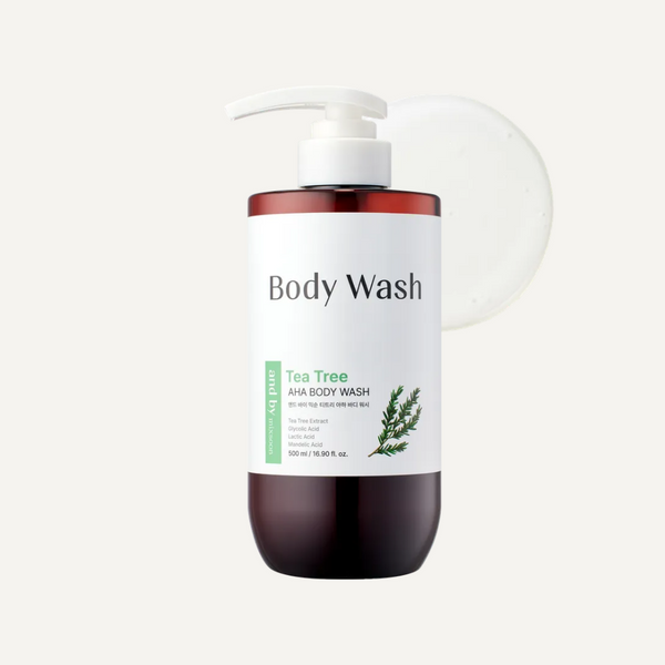 and by mixsoon Tea Tree AHA Body Wash
