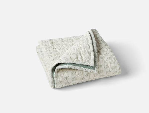 Pebbled Handstitched Organic Toddler Quilt