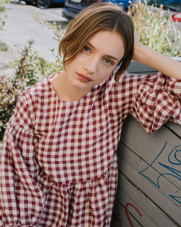 MONTMARTE oversized linen dress