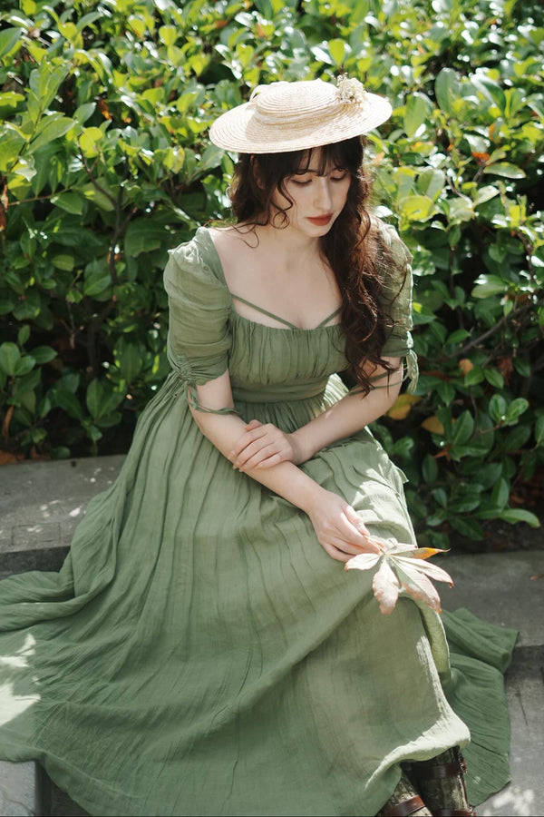 Monette 27 | Corset Linen Dress