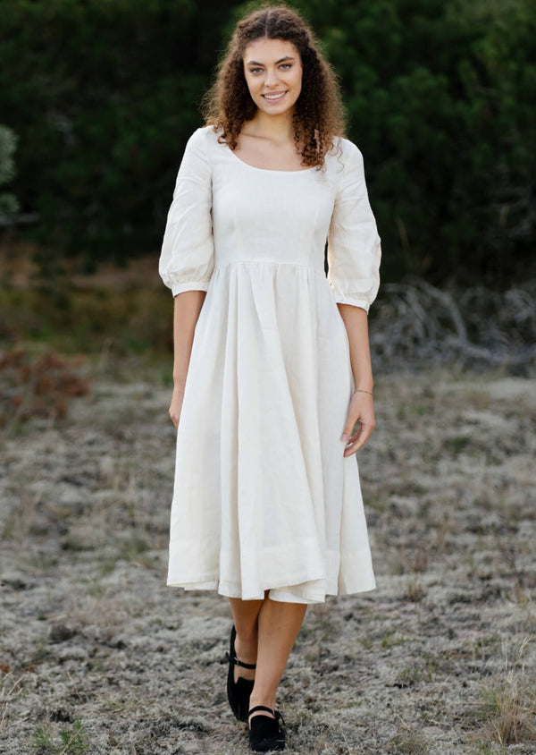 Carmen Dress, 3/4 Sleeve