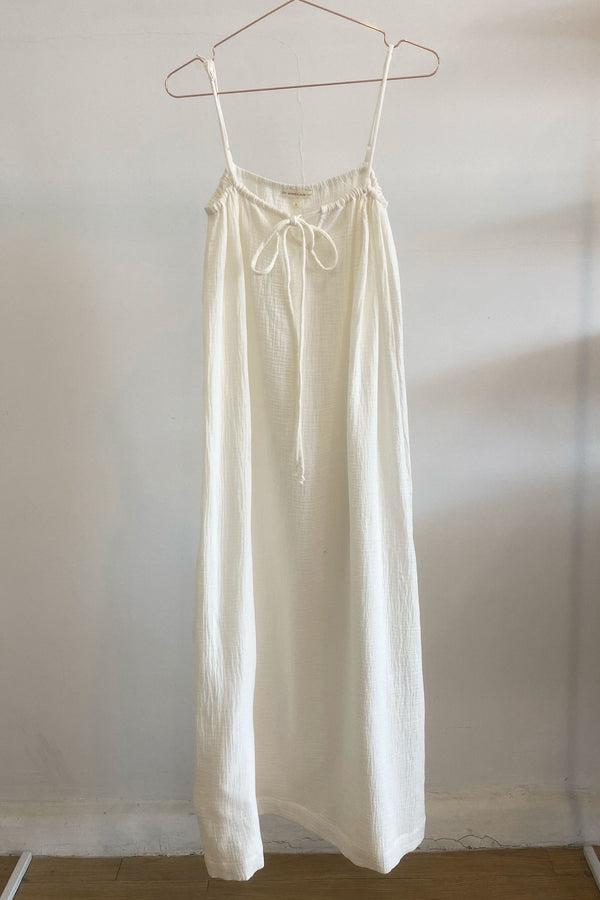Sample Sale Soliel Dress in Cream Gauze