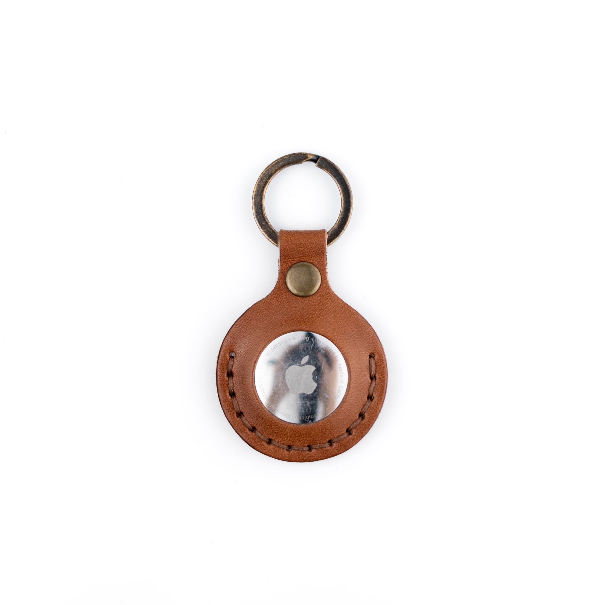 The AirTag Keyring - Brown