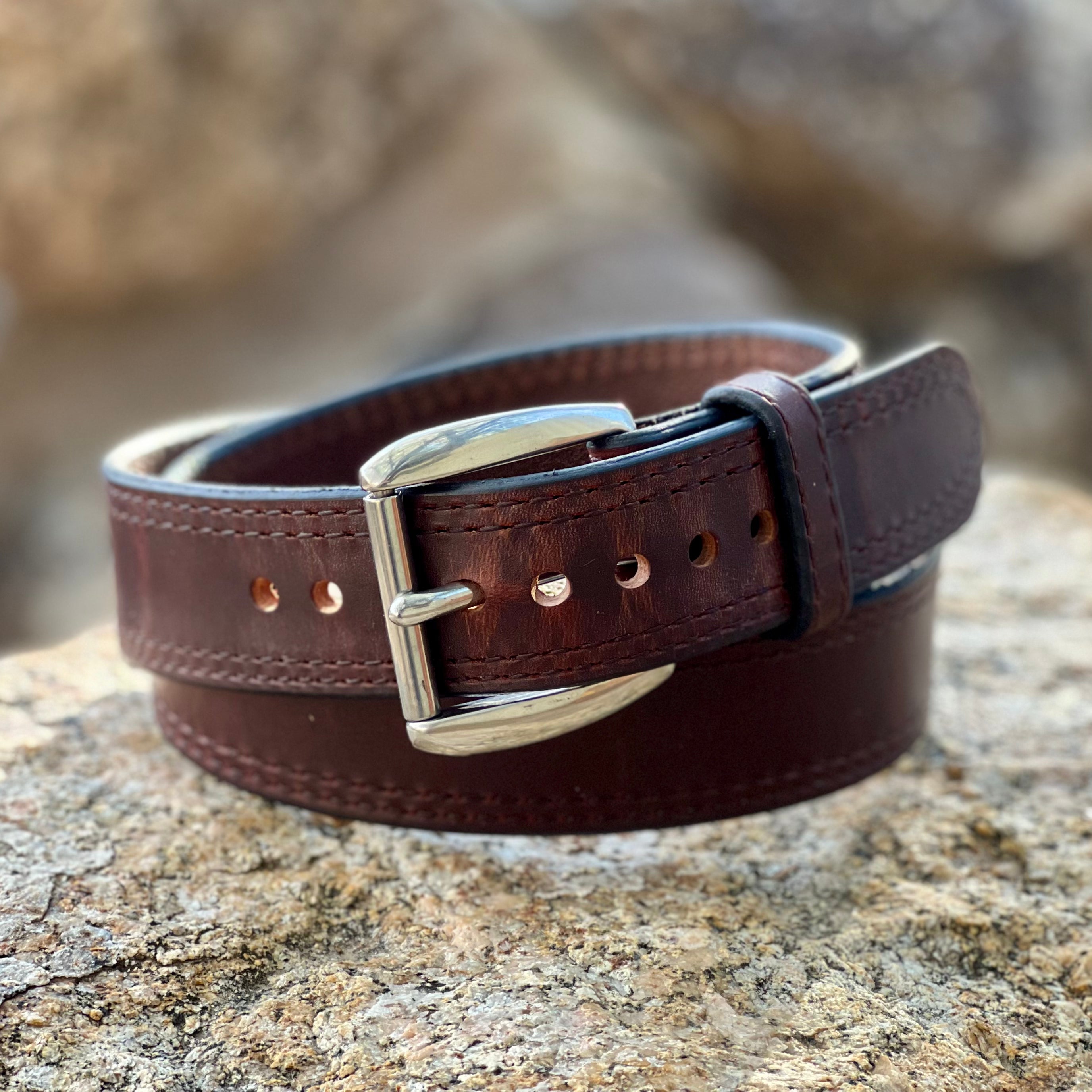 MAHOGANY OAK SELECT 1.5 Limited Edition Leather Belt