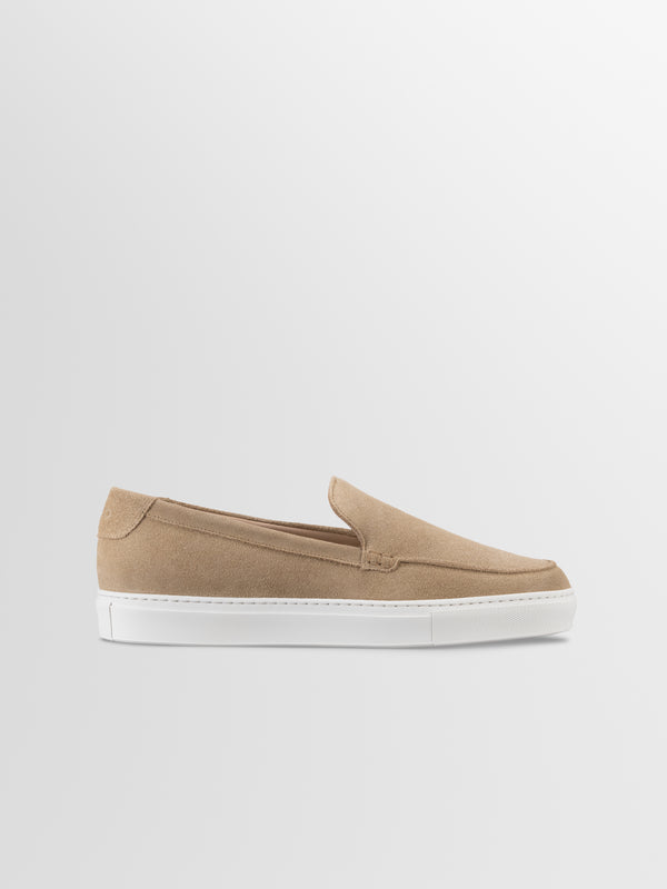 Lido Suede Loafer in Fawn