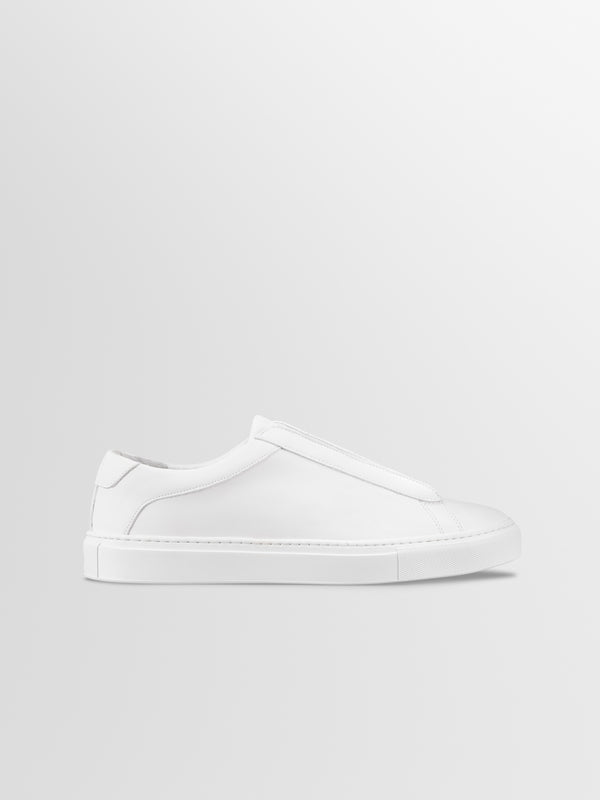 Capri X Leather Sneaker in Triple White