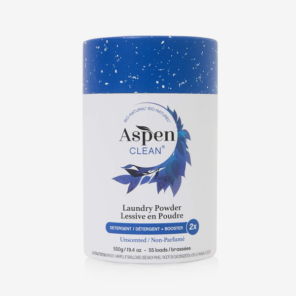 AspenClean Unscented Powder Laundry Detergent