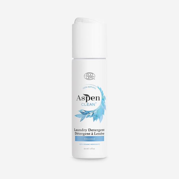 AspenClean Travel Size Laundry Detergent Unscented