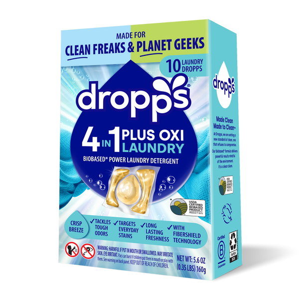 Trial Size 4-in-1 Plus Oxi Laundry Detergent Pods, Crisp Breeze